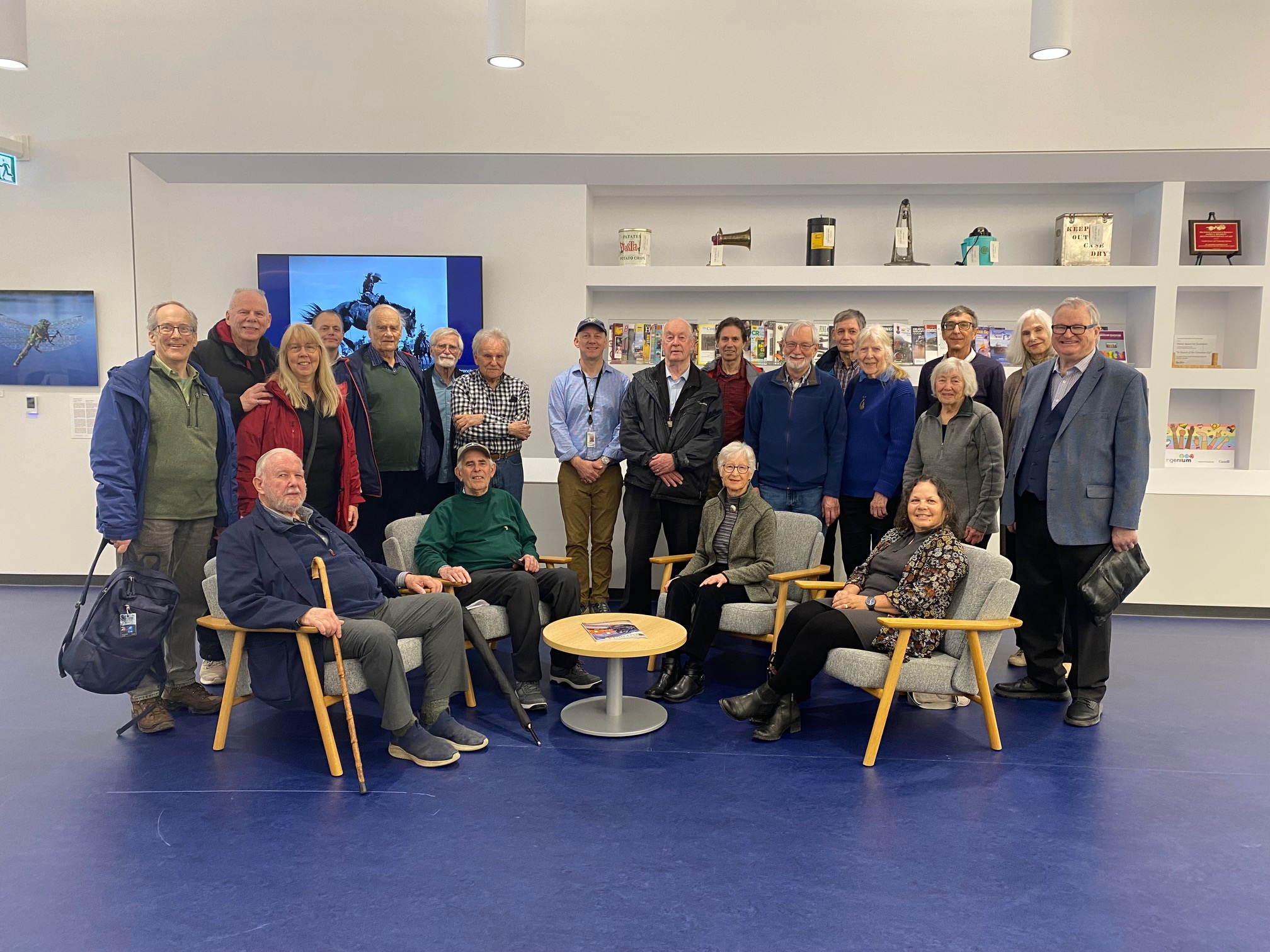The Arctic Circle
                      members after the tour of Ingenium collections